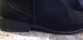 Botines de gamuza negros