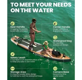 Tabla Paddle Surf EGGORY 335 x 81 x15 + accesorios