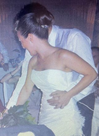 Vestido de Novia Marfil Talla M. AIRE