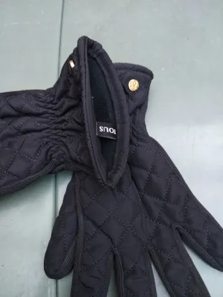 Guantes Tous Mujer Talla 7.5 Negro