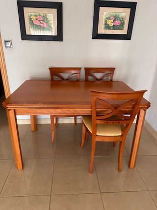 URGE MUDANZA - Mesa de comedor grande de madera