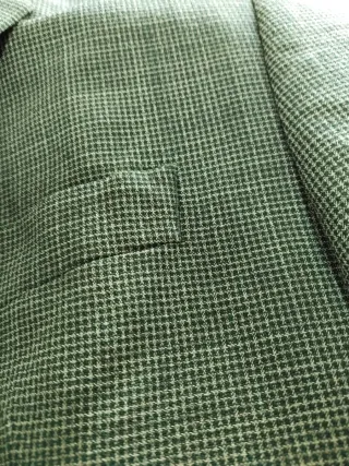 Americana de hombre verde