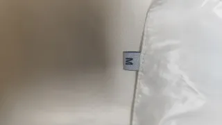 Abrigo acolchado mujer beige