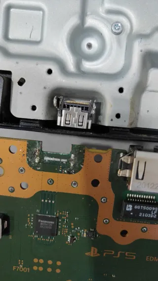 Reparación HDMI PS5, mantenimiento.