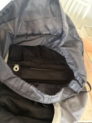 Mochila Boomerang Alpin 45 Gris y Amarilla