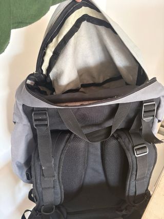 Mochila Boomerang Alpin 45 Gris y Amarilla