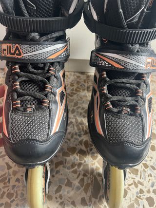 Patines en linea marca FILA, muy buen estado.