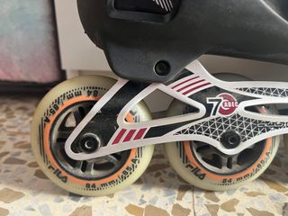 Patines en linea marca FILA, muy buen estado.