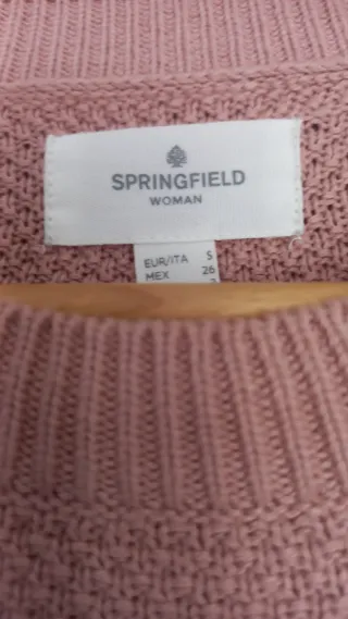 Vestido de punto Springfield T. S