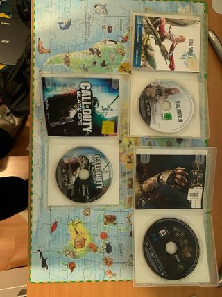 PS3 Slim 120GB + 2 mandos + 9 juegos