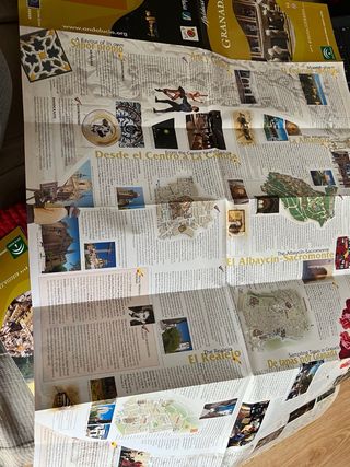 Guía de viaje Andalucía + 4 folletos esp/eng