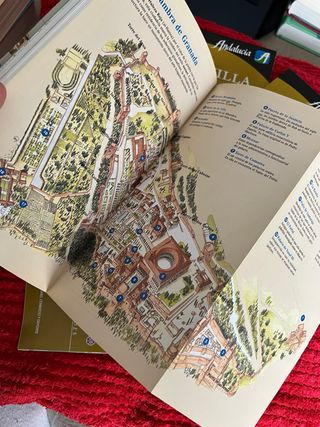 Guía de viaje Andalucía + 4 folletos esp/eng