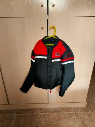 Chaqueta Moto Cordura Alpine Negra/Roja Talla M