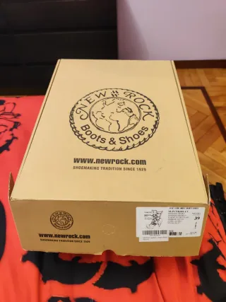 Botas New Rock Nómada Plataforma Acero Punk