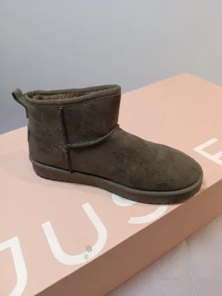 Botines mujer verde oliva