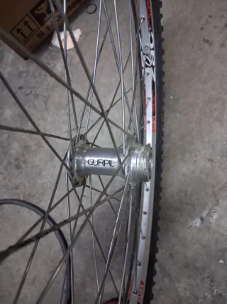 Rueda trasera 26 aluminio con cubierta