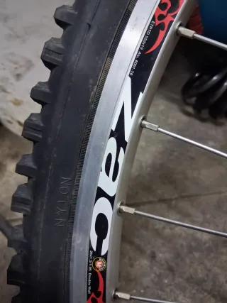 Rueda trasera 26 aluminio con cubierta