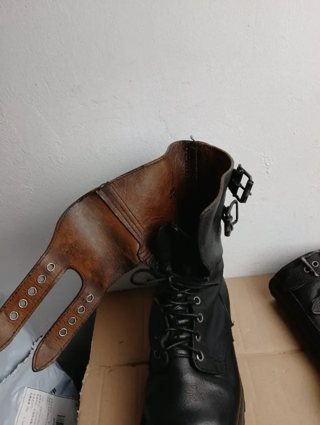 Botas militares ejército francés años 50