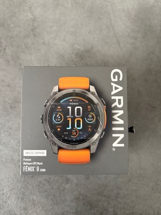 Garmin Fenix 8 ZAFIRO 51mm Naranja/Plata
