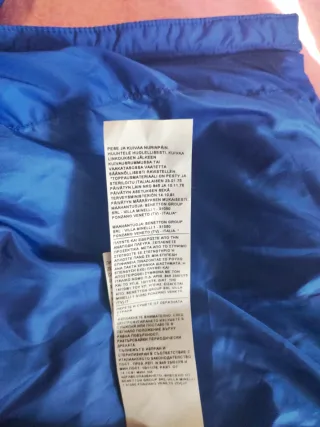 Abrigo azul Benetton de niño