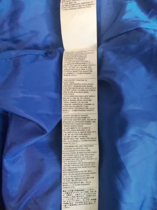 Abrigo azul Benetton de niño