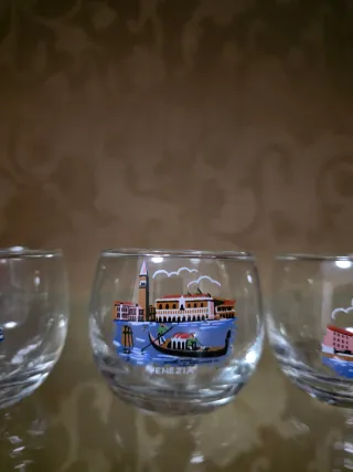 6 Bicchieri da liquore Venezia