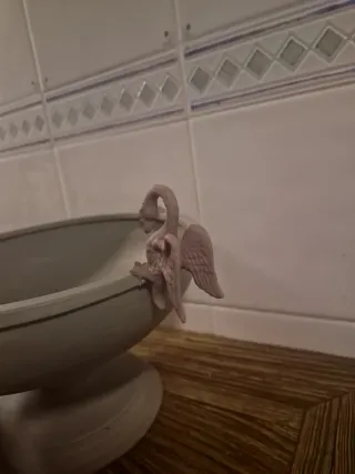 Frutero/Fuente Decorativa Cisnes