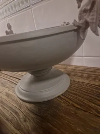 Frutero/Fuente Decorativa Cisnes