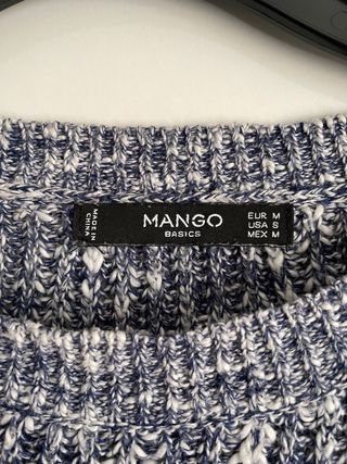 Jersey Mango azul y blanco