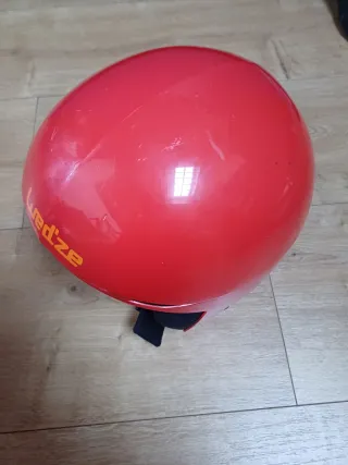 Casco de esquí infantil rojo