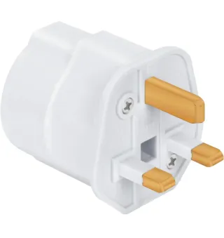 Adaptador Enchufe Europeo a UK (3 uds)