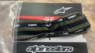 BRAGA MOTO ALPINESTARS VINTAGE NEGRO VERDE MILITAR