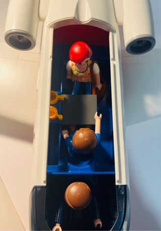 Playmobil Aeropuerto+avión, figuras y accesorios