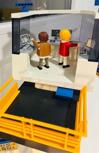 Playmobil Aeropuerto+avión, figuras y accesorios