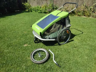 Remolque Croozer Kid 2 Peppermint Green/Grey