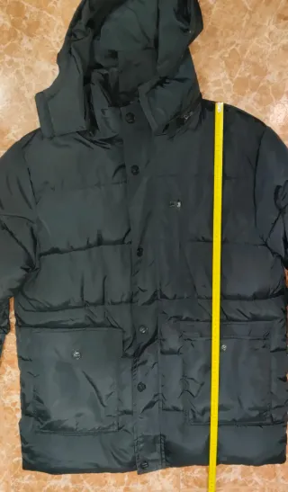 Abrigo acolchado negro