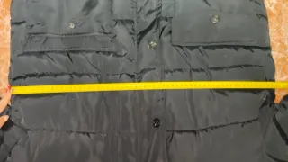 Abrigo acolchado negro