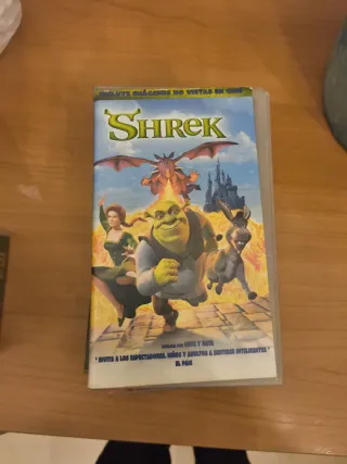 Lote 4 Películas VHS Disney y Dreamworks.