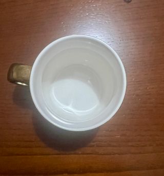 Tazza oro con stelle