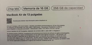 MacBook Air 13 256GB 16GB RAM