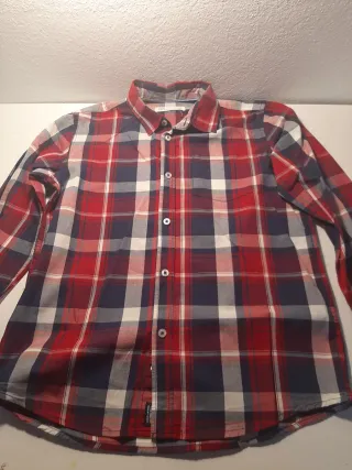 Camicia per bambini a quadri 9-10 anni nuova