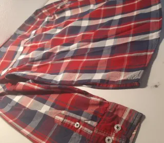 Camicia per bambini a quadri 9-10 anni nuova