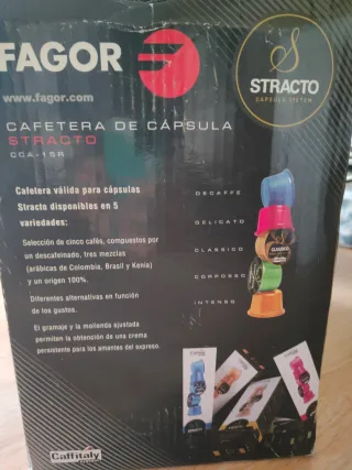 Cafetera Cápsulas Fagor Stracto CCA-15R
