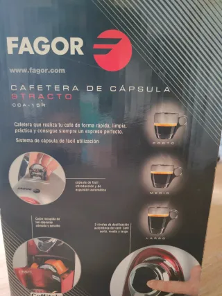 Cafetera Cápsulas Fagor Stracto CCA-15R