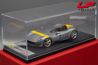 1:43 Ferrari Monza SP1 2018 Grigio - Looksmart