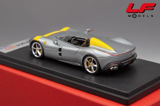 1:43 Ferrari Monza SP1 2018 Grigio - Looksmart