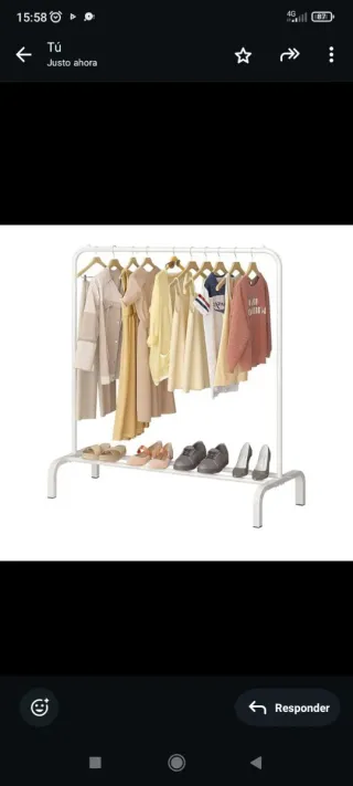 Perchero Metálico Blanco