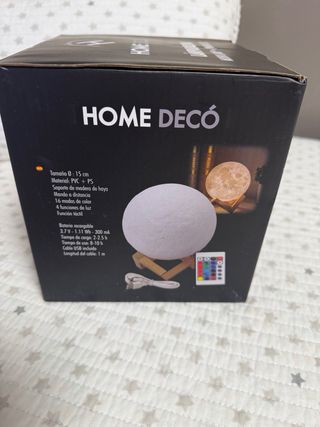 Lámpara Luna HOME DECO!! Solo hoy 11