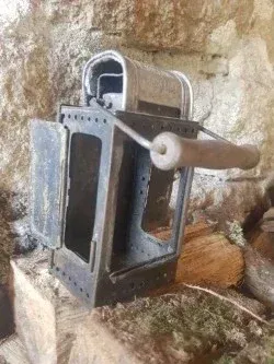 Guerra Mundial farol ejército alemán con marcaje