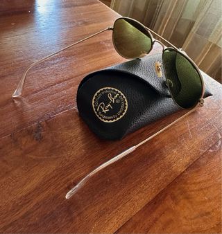 Gafas Ray-Ban Espejo Azul Dorado